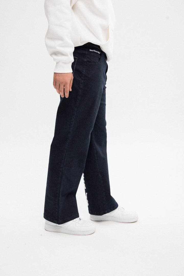 Young Embroidered Flared Jeans