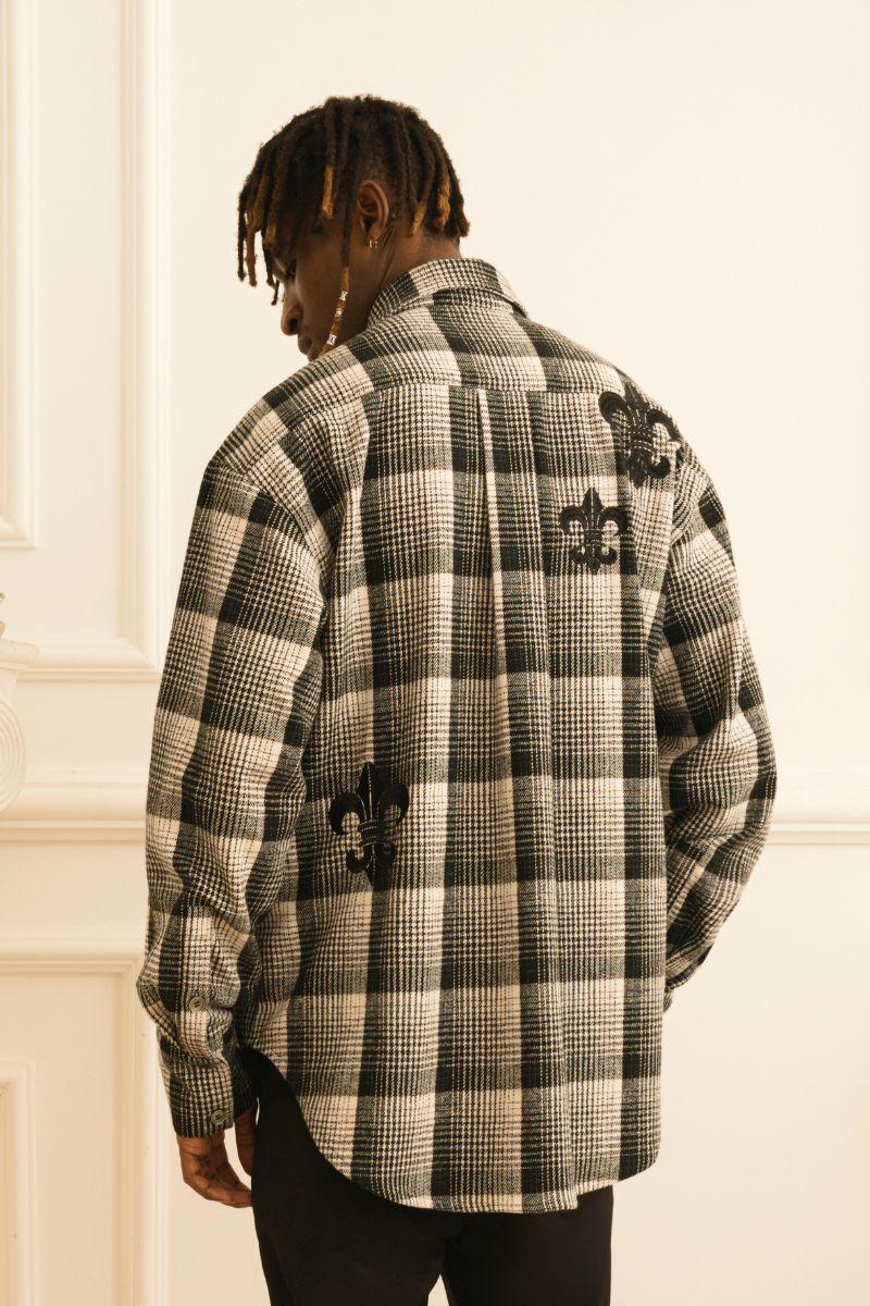 Empty Reference Plaid Woolen L/S Shirt