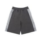 Empty Reference Stitched Velvet Casual Shorts