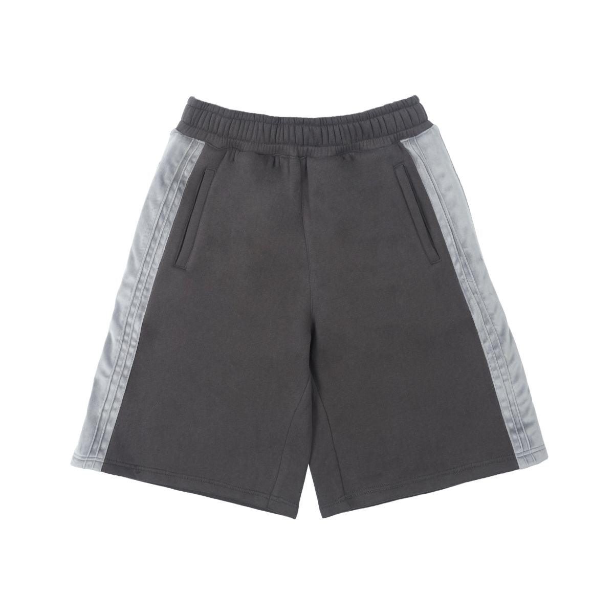 Empty Reference Stitched Velvet Casual Shorts