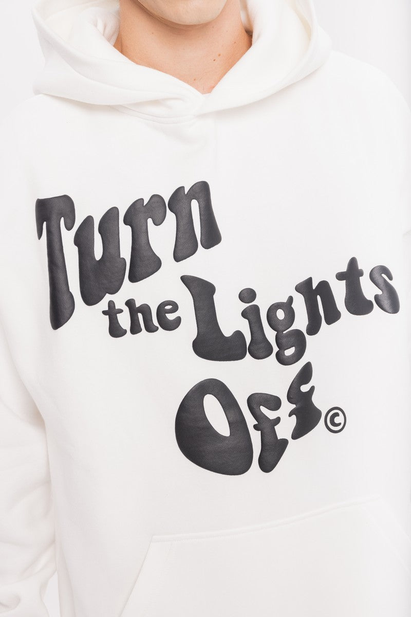 Lights Off Foam Print Hoodie