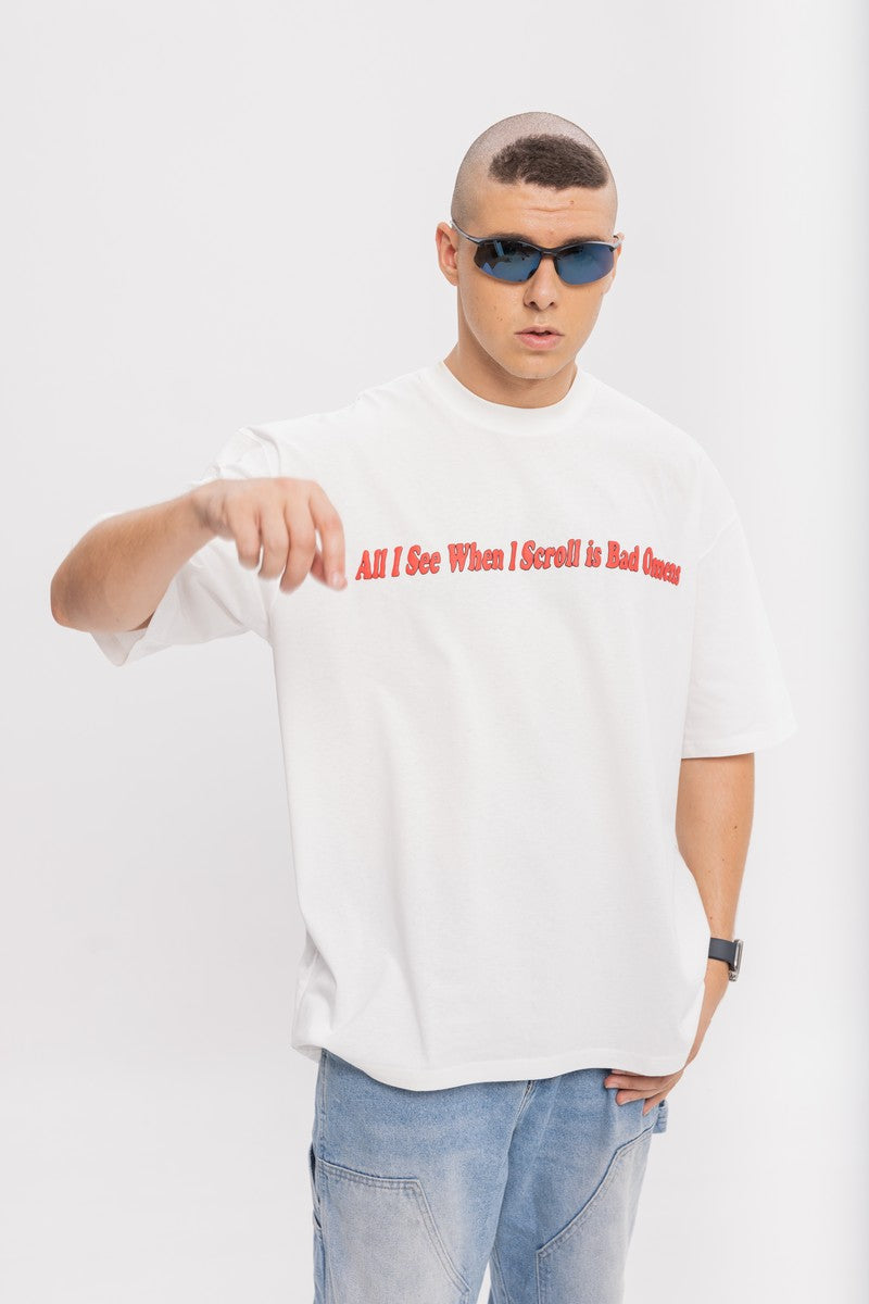 Bad Omens Skeleton Puff Print Tee