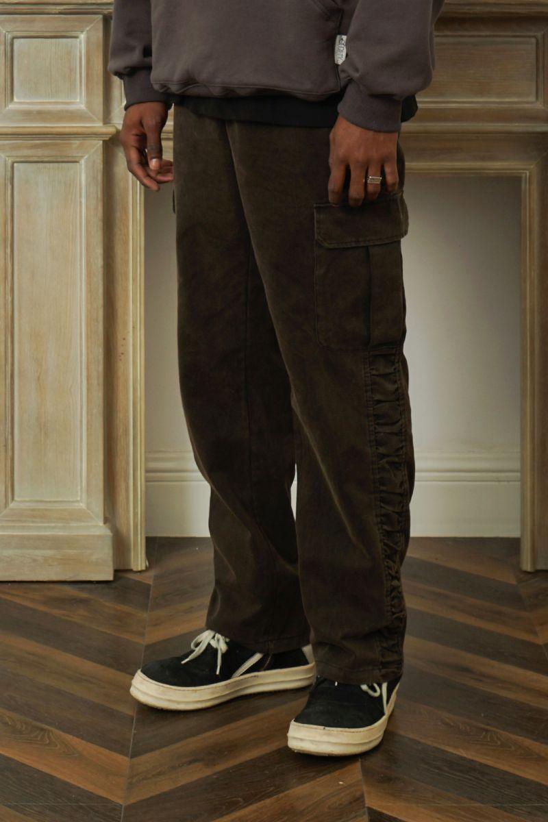 Empty Reference Pleated Straight Trousers