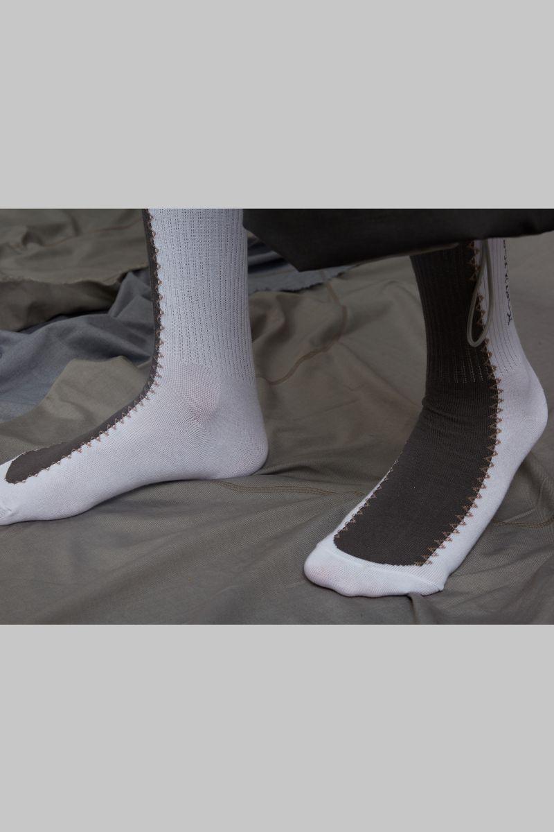 Retro Stitching Socks