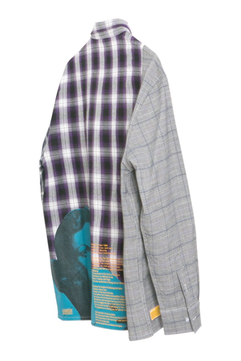 Observer Lab Checkered Stitching L/S Shirt