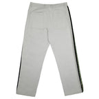 Empty Reference Khaki Velvet Track Trousers