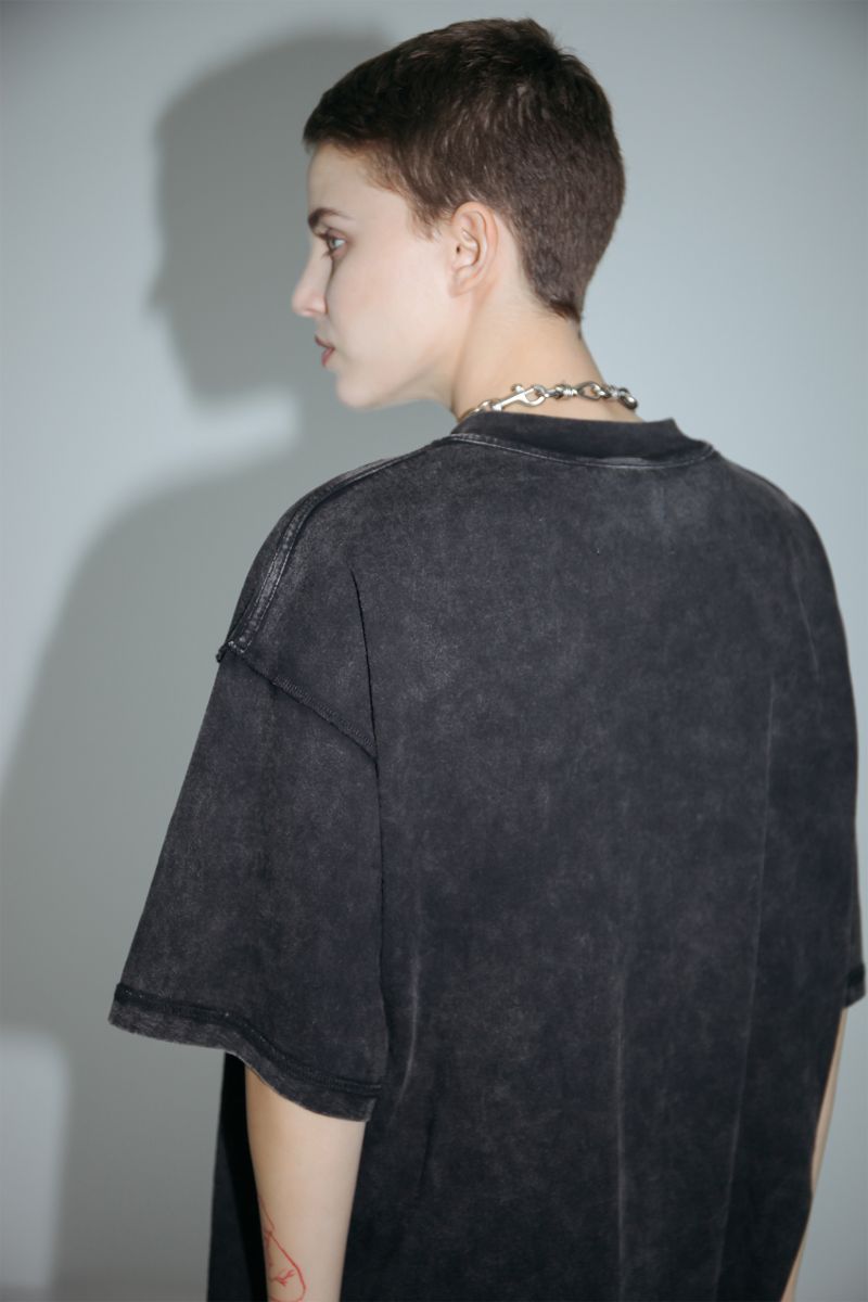 Unknown World Old Black Washed Tee