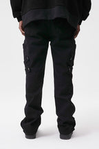 STEEPC Multi Pocket Straight Jeans