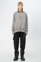 Unknown World Oversized Zipper Sweater
