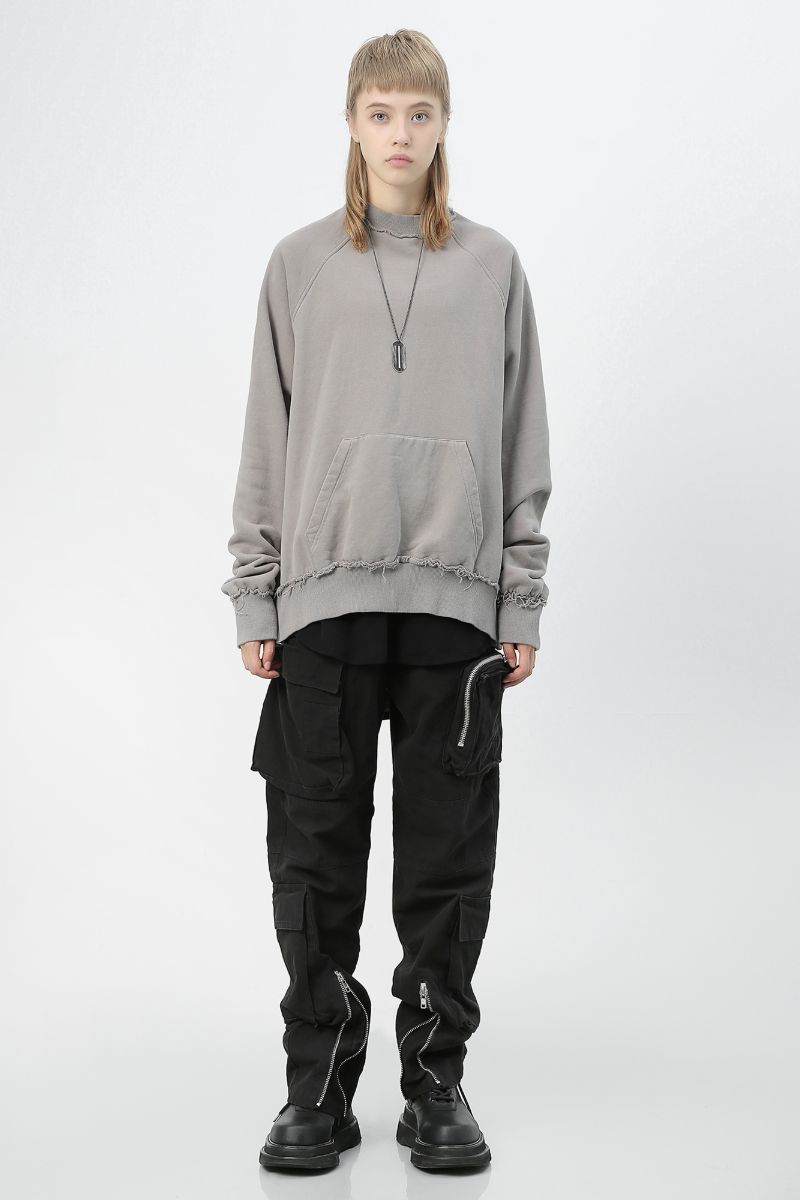 Unknown World Oversized Zipper Sweater