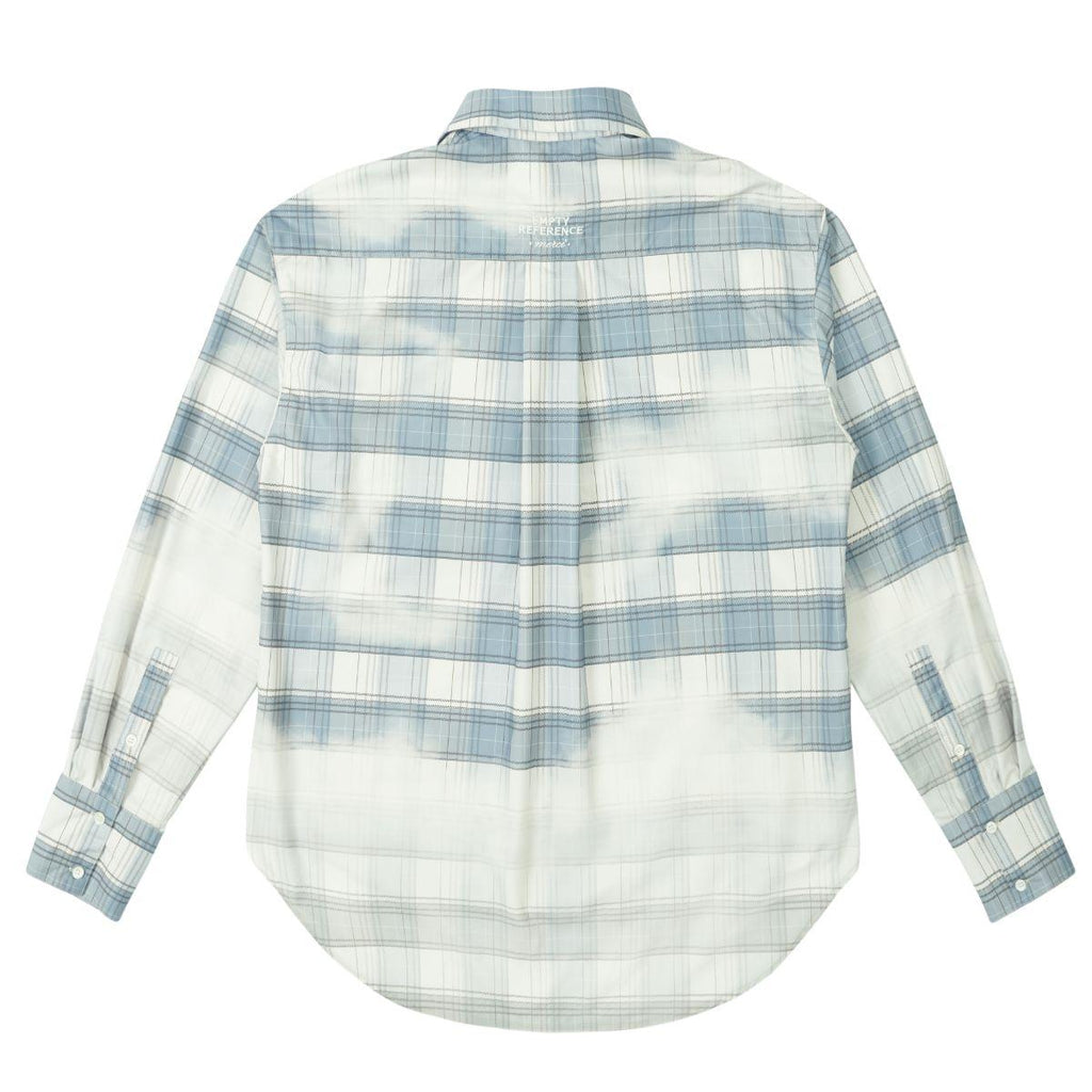 Empty Reference Faded Checkered Long Sleeve Shirt