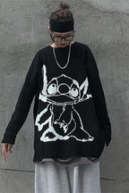 CZ Retro Alien Knit Sweater