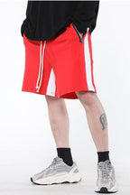 CZ Red & White Track Shorts