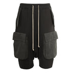 Unknown World Logo Drawstrings Shorts