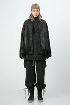 Unknown World FW19 Suede Moto Jacket