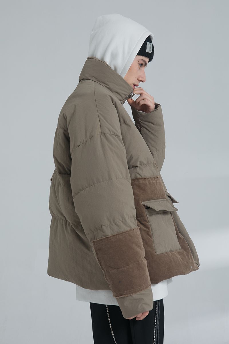 THINGY Corduroy Patch Down Jacket