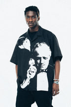 Antidote Godfather Print Cuban Shirt