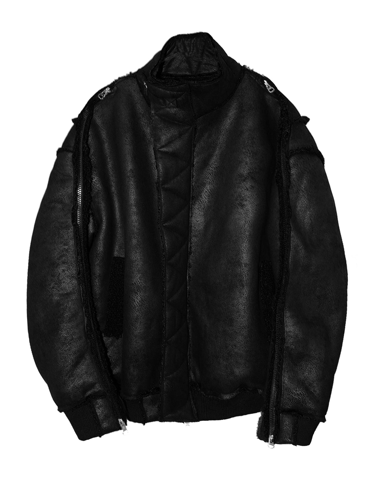 Unknown World FW19 Suede Moto Jacket
