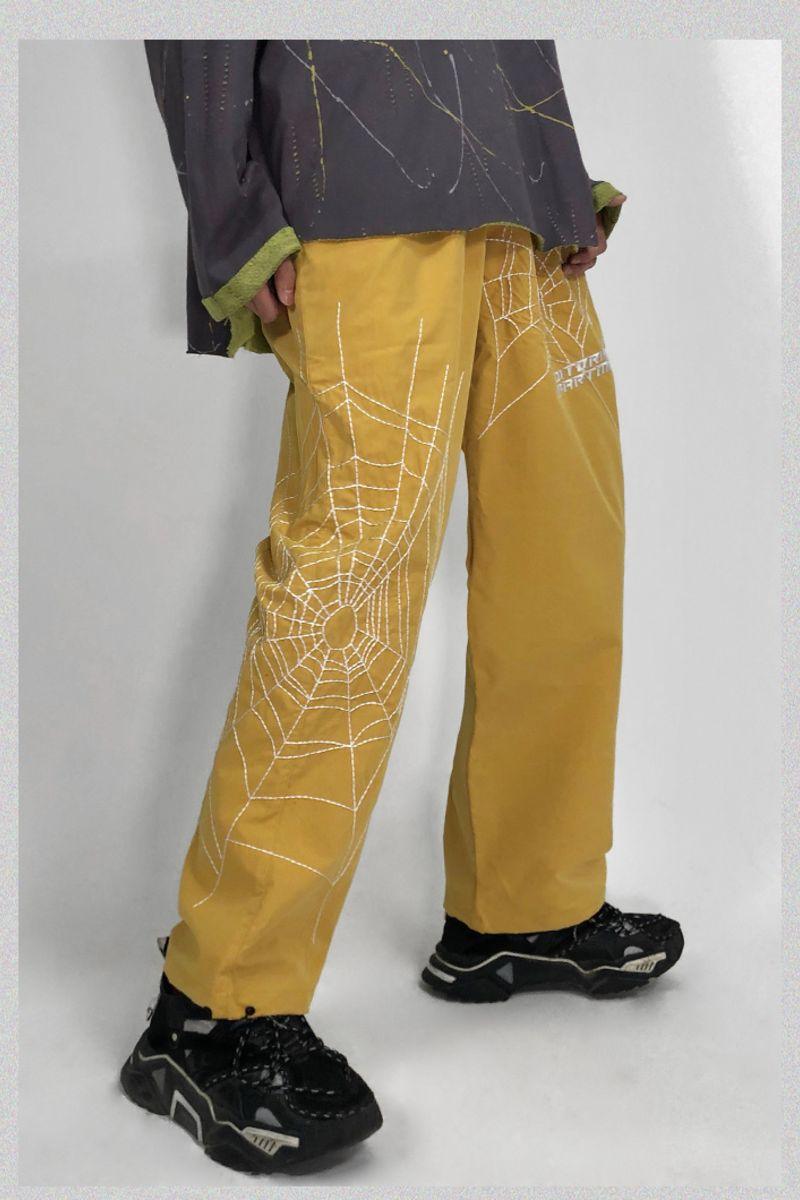 CZ ED Embroidered Spider Web Trousers