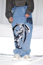 CZ Alien Printed Jeans