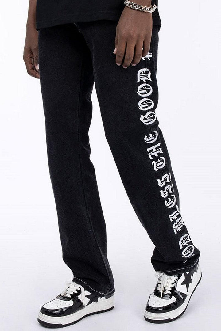 "God Bless The Good People" Jeans