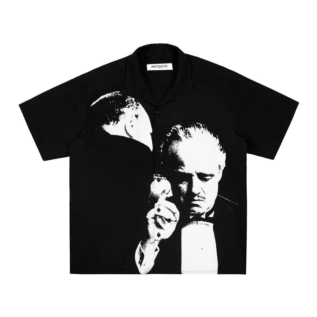 Antidote Godfather Print Cuban Shirt