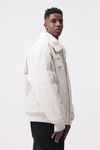 STEEPC White Reversible Sherpa Jacket