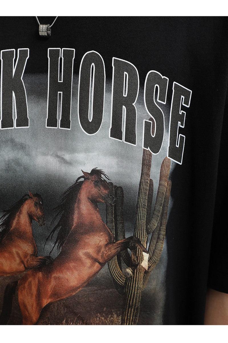 CZ Dark Horse Print Retro Tee