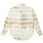 Empty Reference Faded Plaid Long Sleeve Shirt
