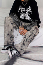 CZ Retro Tie Dyed Jeans - UK Only