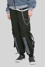 Observer Lab Straps Zipper Nylon Pants