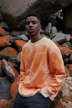 STEEPC Logo Graffiti Washed Sweater