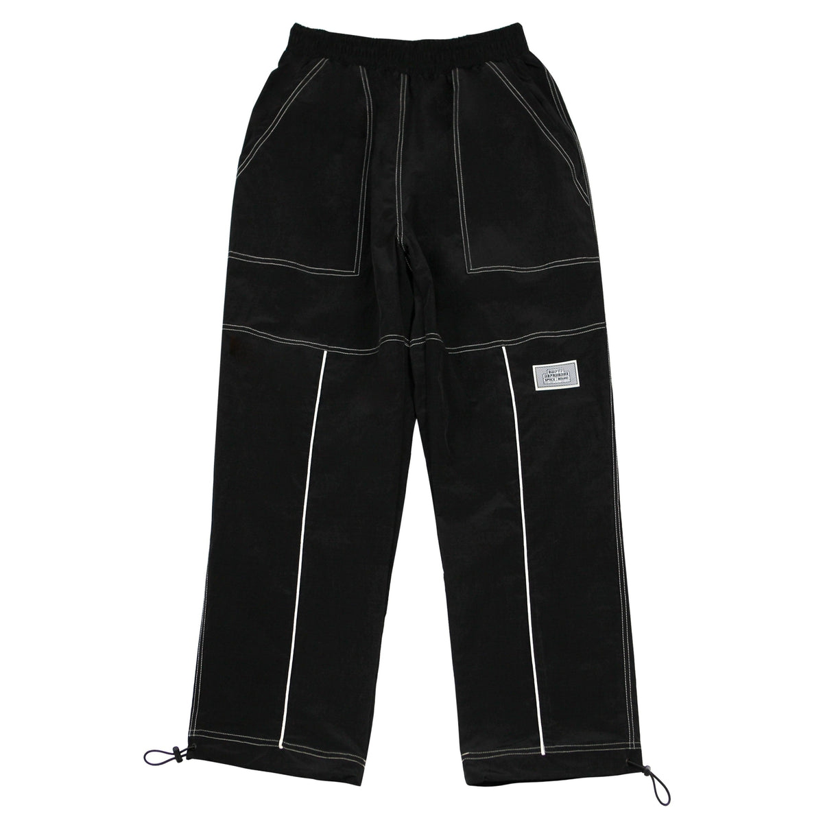 Empty Reference Nylon Straight Pants