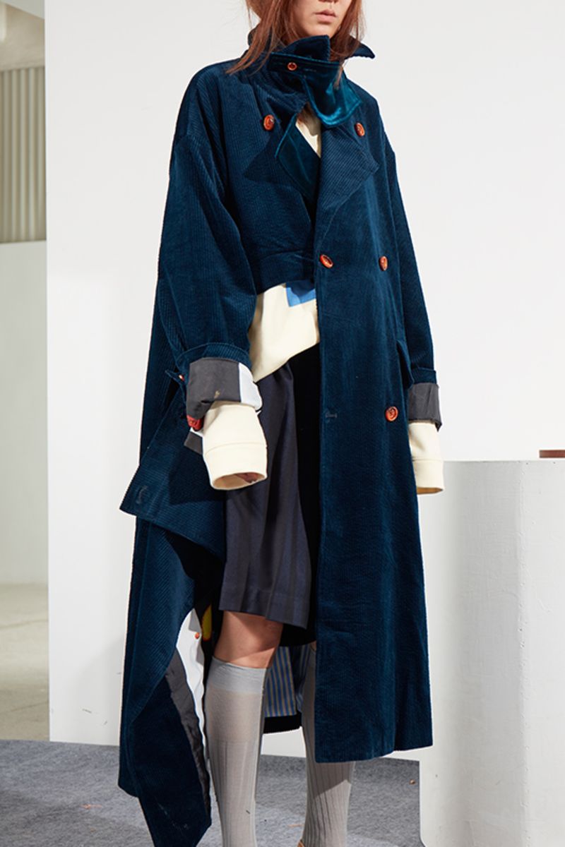 Mix7 Retro Corduroy Coat