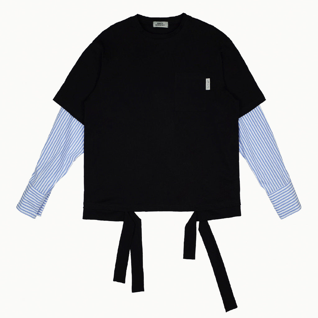 Empty Reference Stitched Shirt Sweater