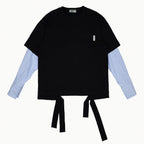 Empty Reference Stitched Shirt Sweater