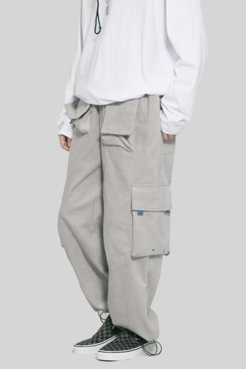 Observer Lab Corduroy Loose Cargo Pants