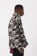 Empty Reference Camouflage Sherpa Jacket