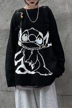 CZ Retro Alien Knit Sweater