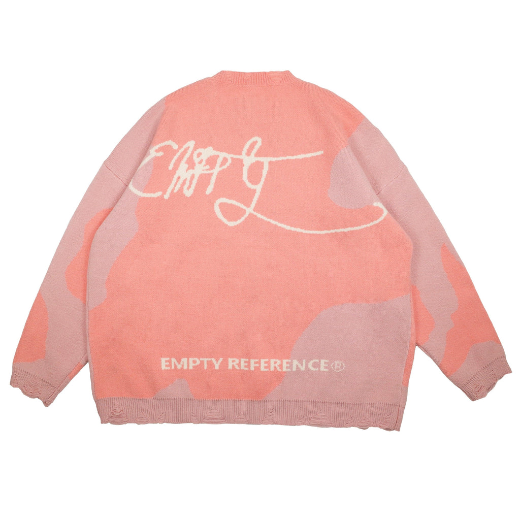 Empty Reference Logo Cashmere Sweater