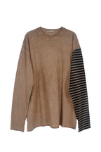 CZ Striped Old Washed L/S Tee