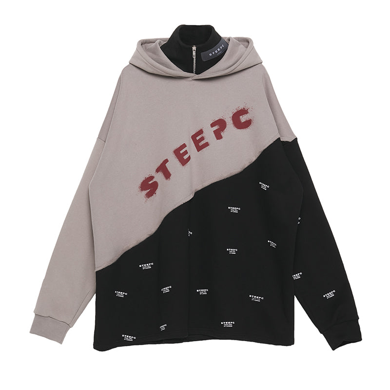 STEEPC Logo Removable Collar Hoodie