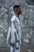 STEEPC Natural Washed Loose Jeans Jacket