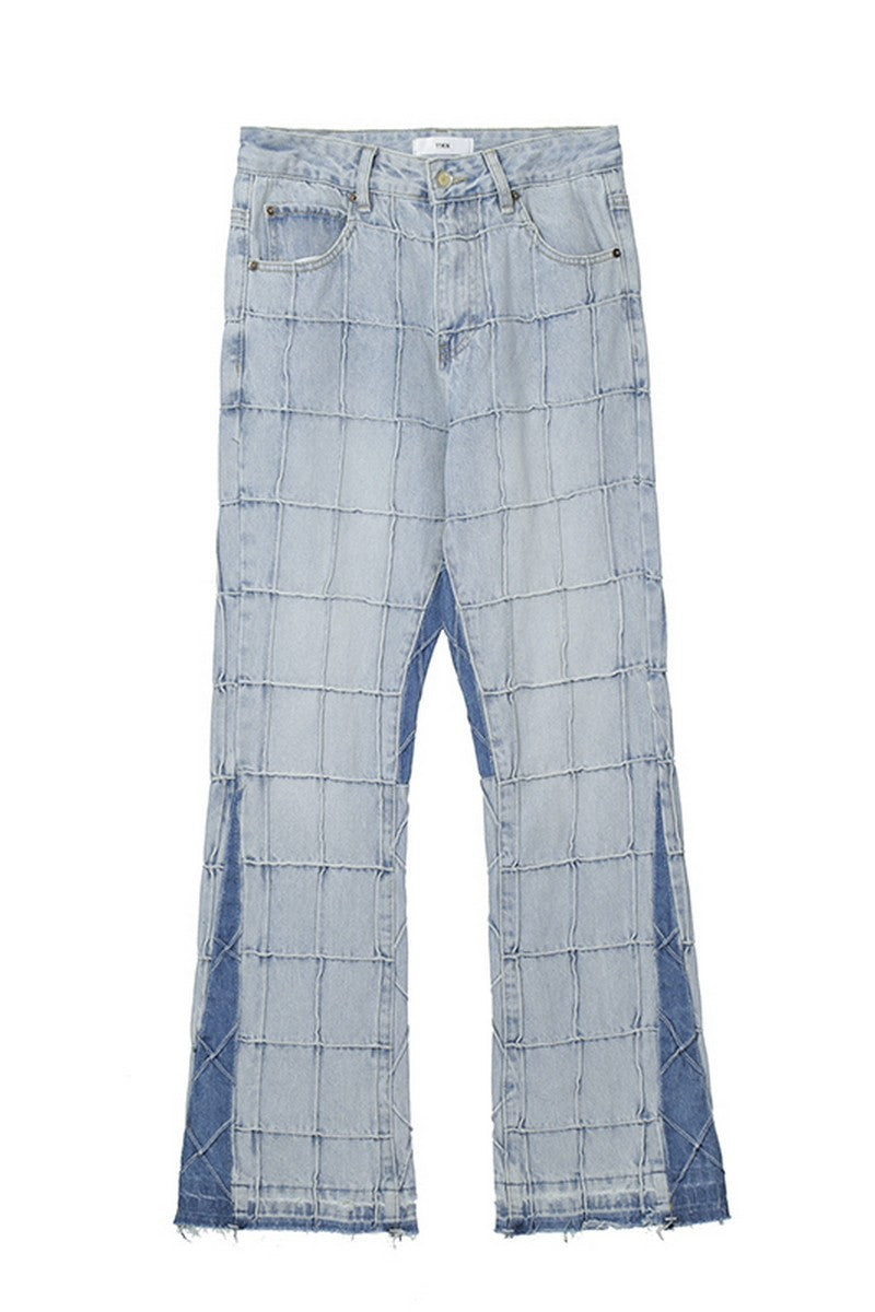 Stitched Structure Jeans