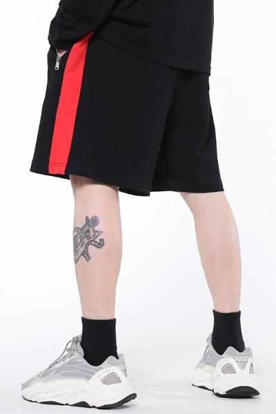 CZ Black & Red Track Shorts
