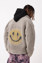 Empty Reference Smiley Sherpa Jacket