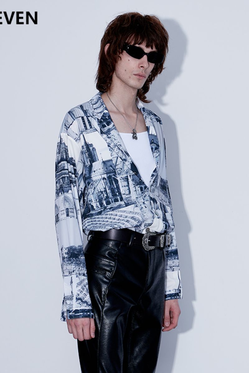 Mix7 Notre Dame Cuban L/S Shirt