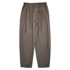 Empty Reference Coffee Loose Suit Trousers