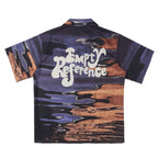Empty Reference Ripple Print Logo Cuban Shirt