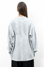 Unknown World Tie Dyed Distressed Sweatshirt